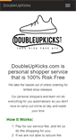 Mobile Screenshot of doubleupkicks.com